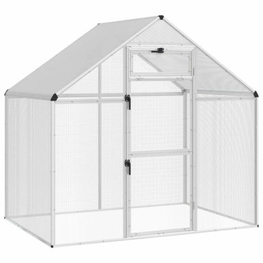 Vogelkooi Zilverkleurig 181,5 x 112 x 173,5 cm