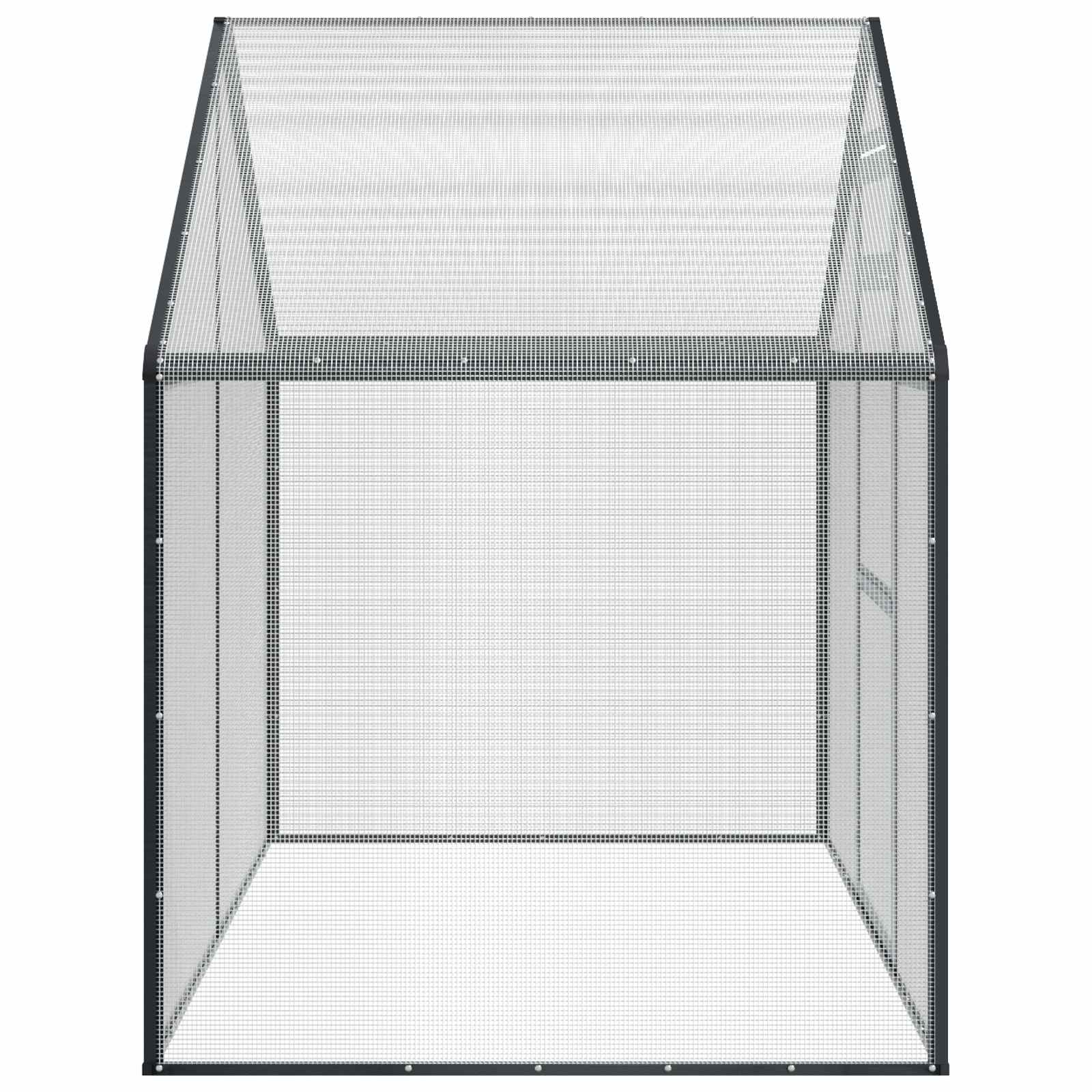 Vogelkooi Antracietkleurig 181,5 x 112 x 173,5 cm