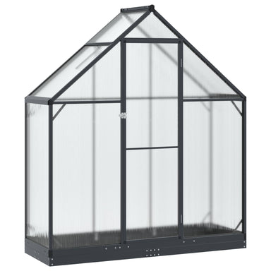 Tuin Serre met de deur Antracietkleurig 183,5 x 63,5 x 207 cm