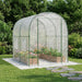 Kweekhuis met Frame 160 x 200 x 192,5 cm PVC Doorzichtig