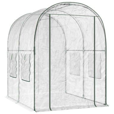 Kweekhuis met Frame 160 x 200 x 192,5 cm PVC Doorzichtig