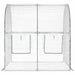 Kweekhuis met Frame 160 x 200 x 192,5 cm PVC Doorzichtig