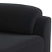 Bankstel 2 pcs Zwart fluweel
