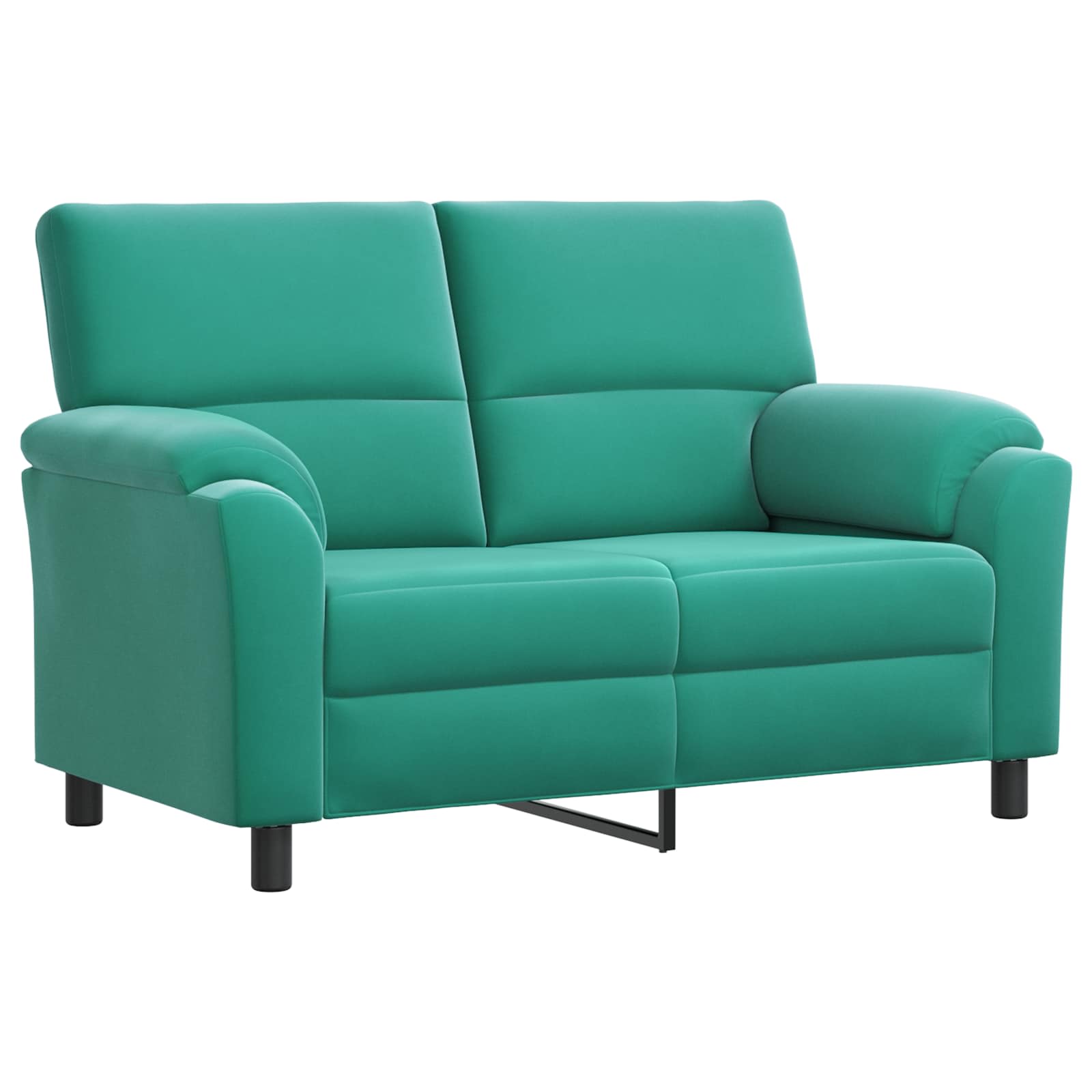 Bankstel 3 pcs Turquoise fluweel