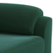 Bankstel 3 pcs Donkergroen fluweel