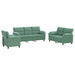 Bankstel 3 pcs Zeegroen fluweel
