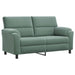 Bankstel 3 pcs Zeegroen fluweel