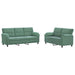 Bankstel 2 pcs Zeegroen fluweel
