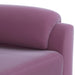 Bankstel 2 pcs Paars fluweel