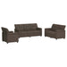 Bankstel 3 pcs Grijs Kunstleer