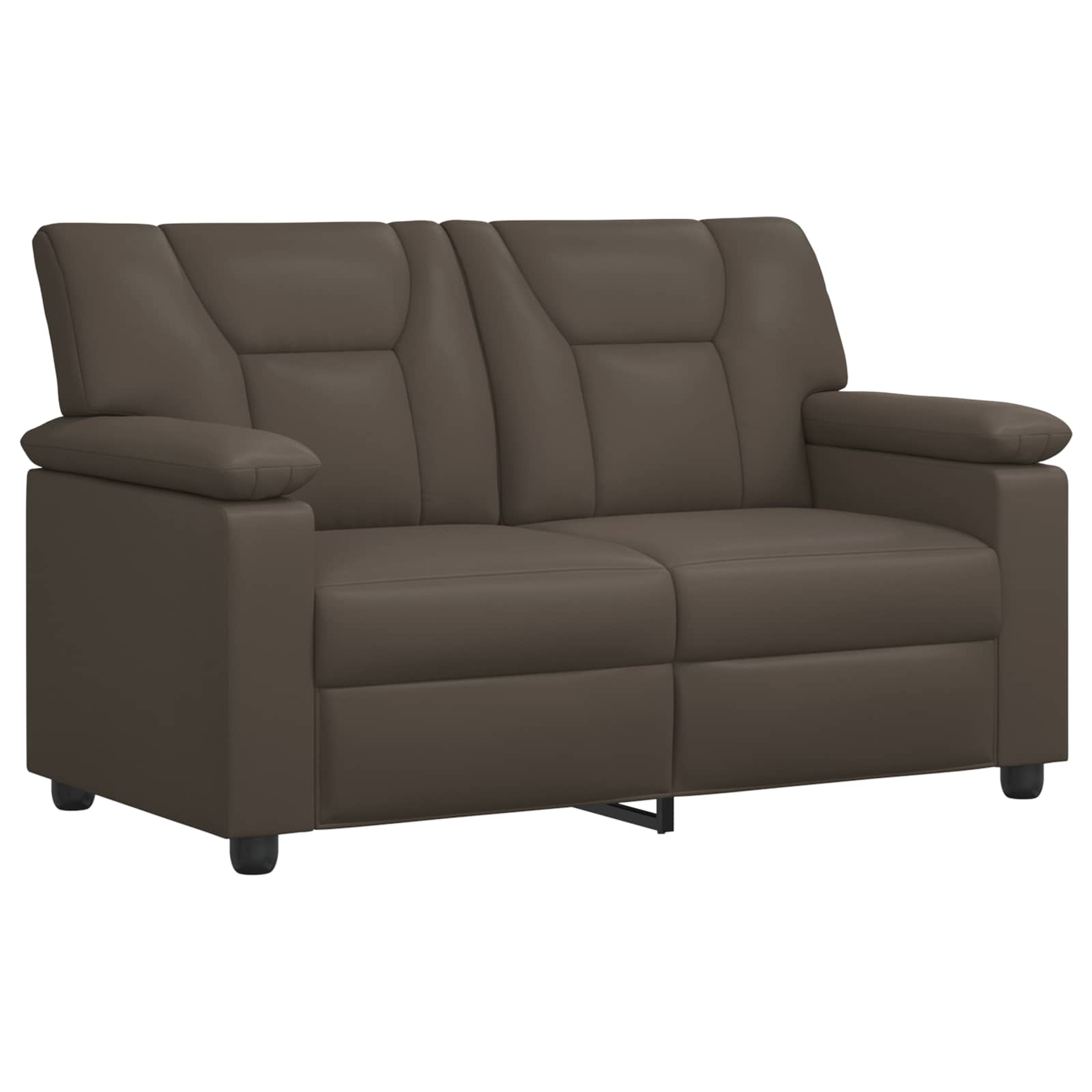Bankstel 3 pcs Grijs Kunstleer