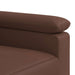 Bankstel 3 pcs Bruin Kunstleer