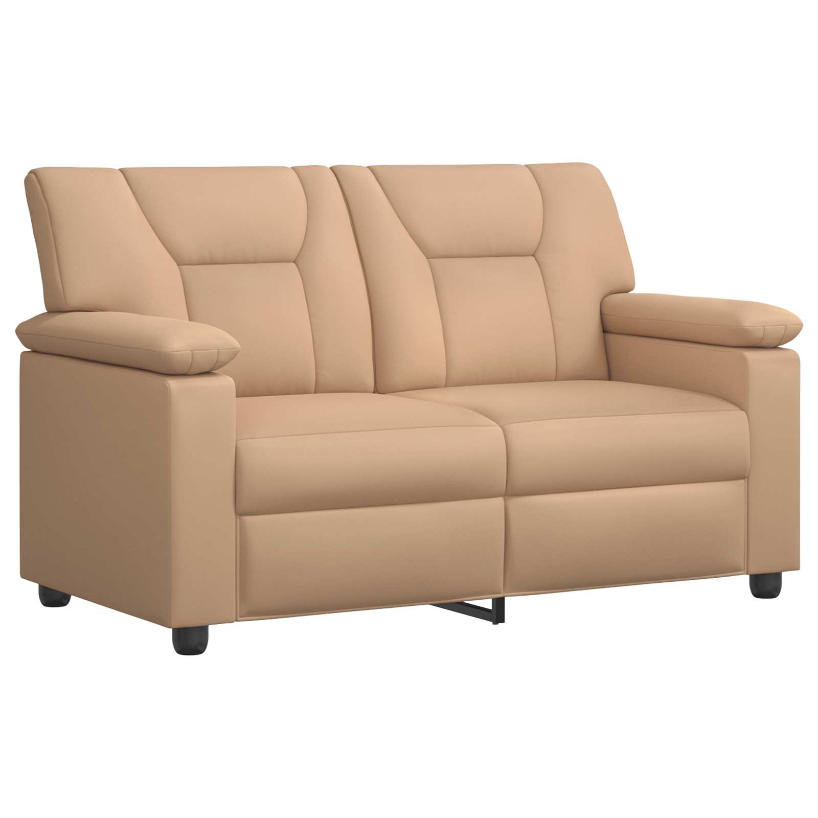 Bankstel 2 pcs Cappuccino Kunstleer