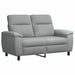 Bankstel 2 pcs Lichtgrijs Stof