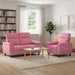 Bankstel 2 pcs Roze Stof