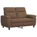 Bankstel 2 pcs Bruin Stof