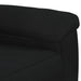 Bankstel 2 pcs Zwart Stof