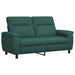 Bankstel 2 pcs Donkergroen Stof