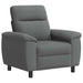 Bankstel 3 pcs Donkergrijs Stof