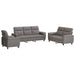 Bankstel 3 pcs Taupe Stof