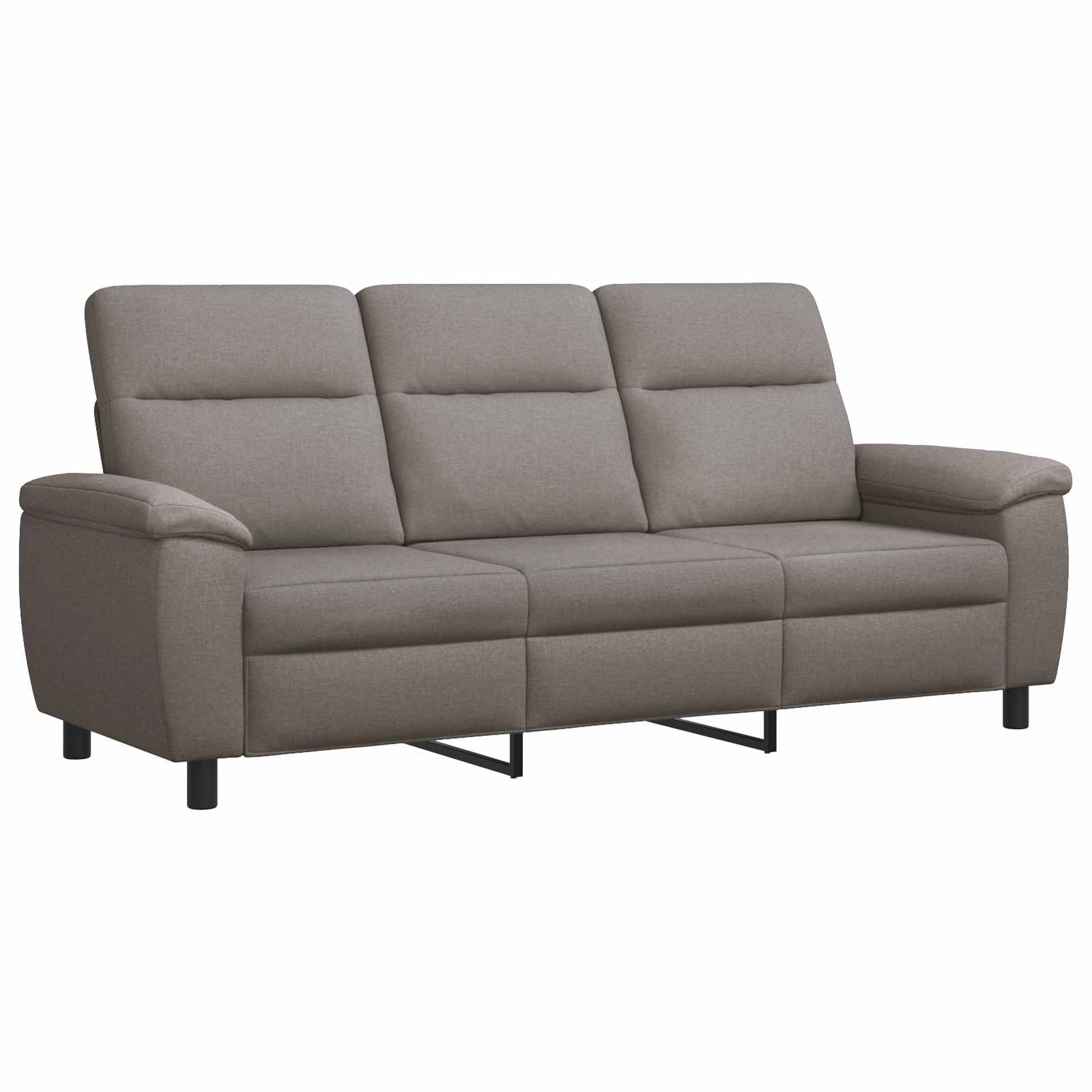 Bankstel 3 pcs Taupe Stof