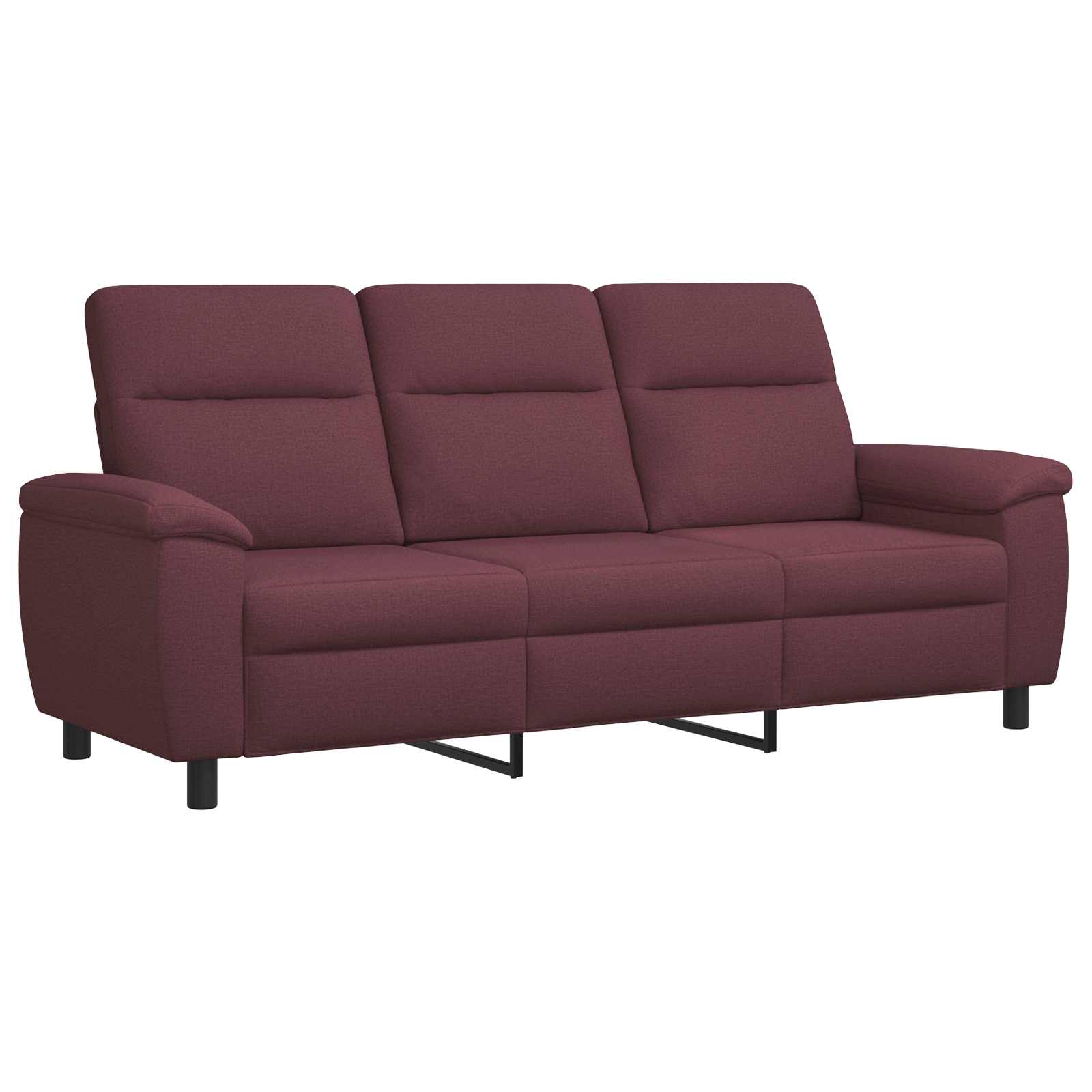 Bankstel 3 pcs Paars Stof