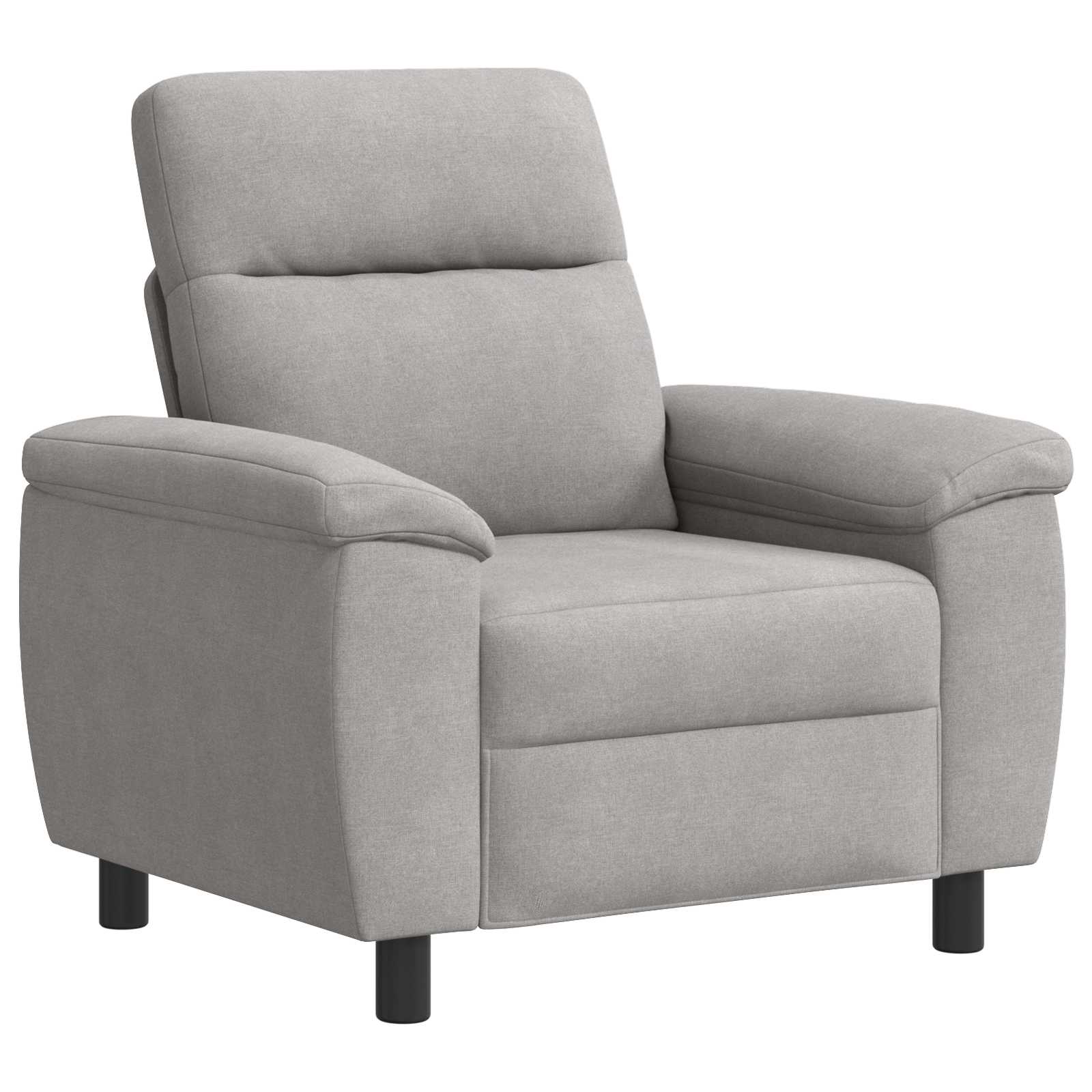 Bankstel 3 pcs Wolkengrijs Stof
