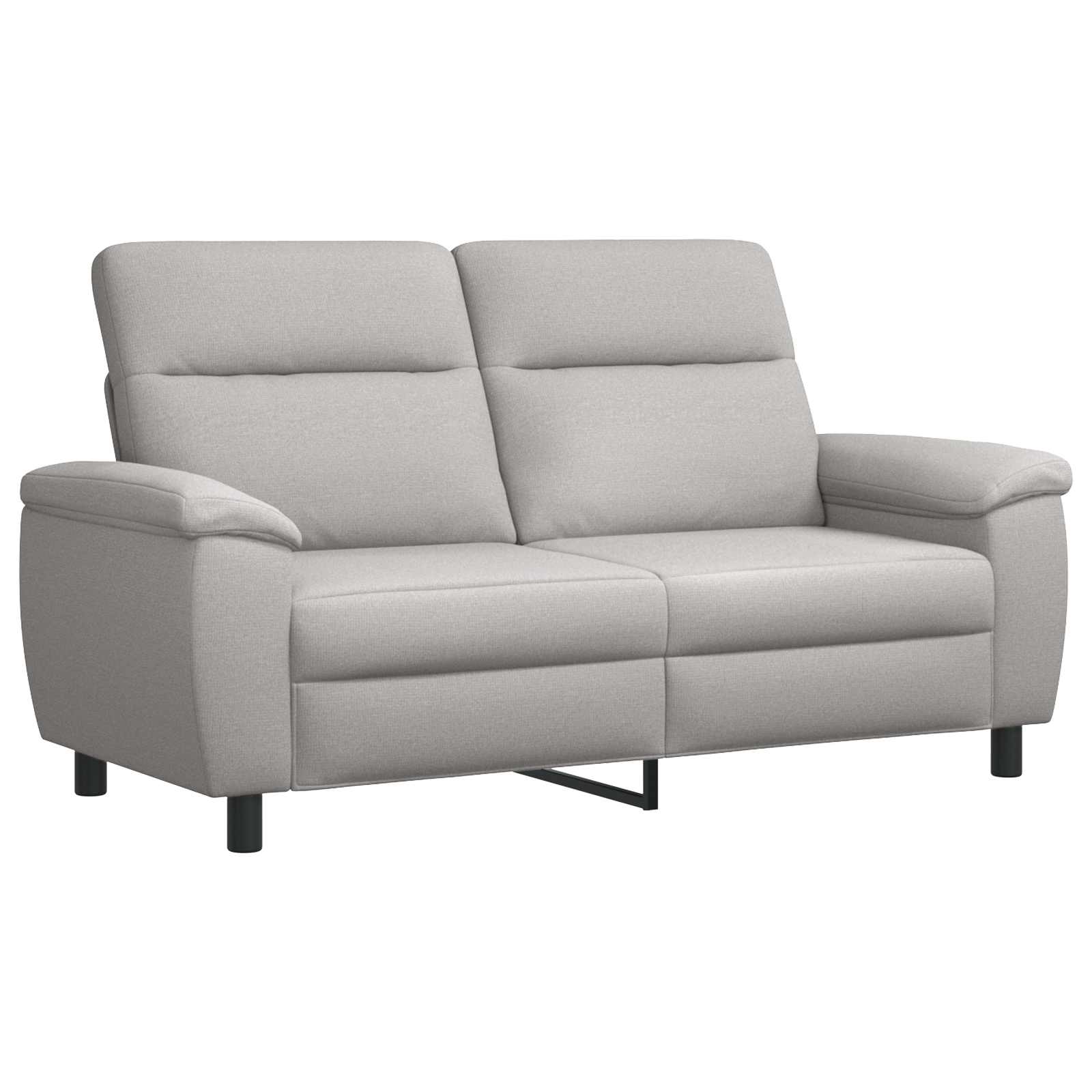 Bankstel 3 pcs Wolkengrijs Stof