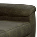Bankstel 3 pcs Legergroen Nep Suede Leer