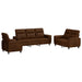Bankstel 3 pcs Legergroen Nep Suede Leer