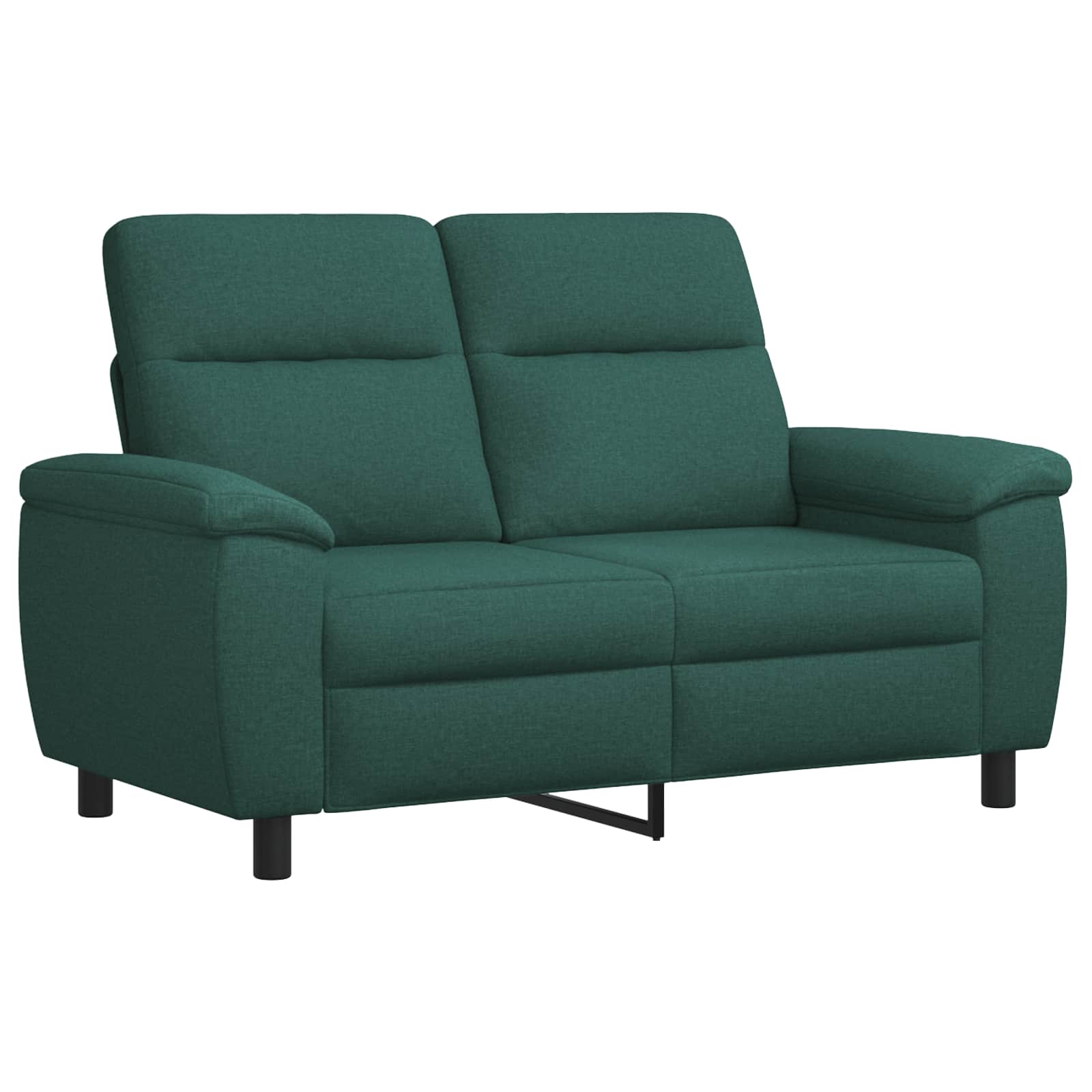 Bankstel 2 pcs Donkergroen Stof