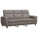 Bankstel 2 pcs Taupe Stof