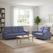 Bankstel 2 pcs Jeans Blauw Stof
