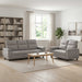 Bankstel 2 pcs Wolkengrijs Stof