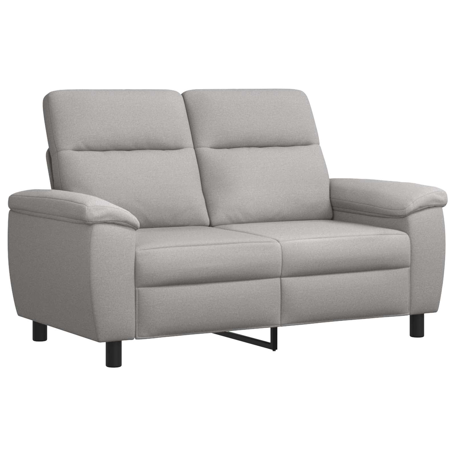 Bankstel 2 pcs Wolkengrijs Stof