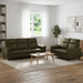 Bankstel 2 pcs Legergroen Nep Suede Leer