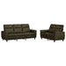 Bankstel 2 pcs Legergroen Nep Suede Leer