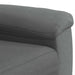 Bankstel 2 pcs Donkergrijs Stof