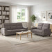 Bankstel 2 pcs Taupe Stof