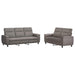 Bankstel 2 pcs Taupe Stof