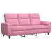 Bankstel 2 pcs Roze Stof