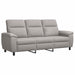 Bankstel 2 pcs Wolkengrijs Stof