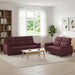 Bankstel 2 pcs Paars Stof