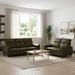 Bankstel 2 pcs Legergroen Nep Suede Leer