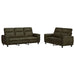 Bankstel 2 pcs Legergroen Nep Suede Leer