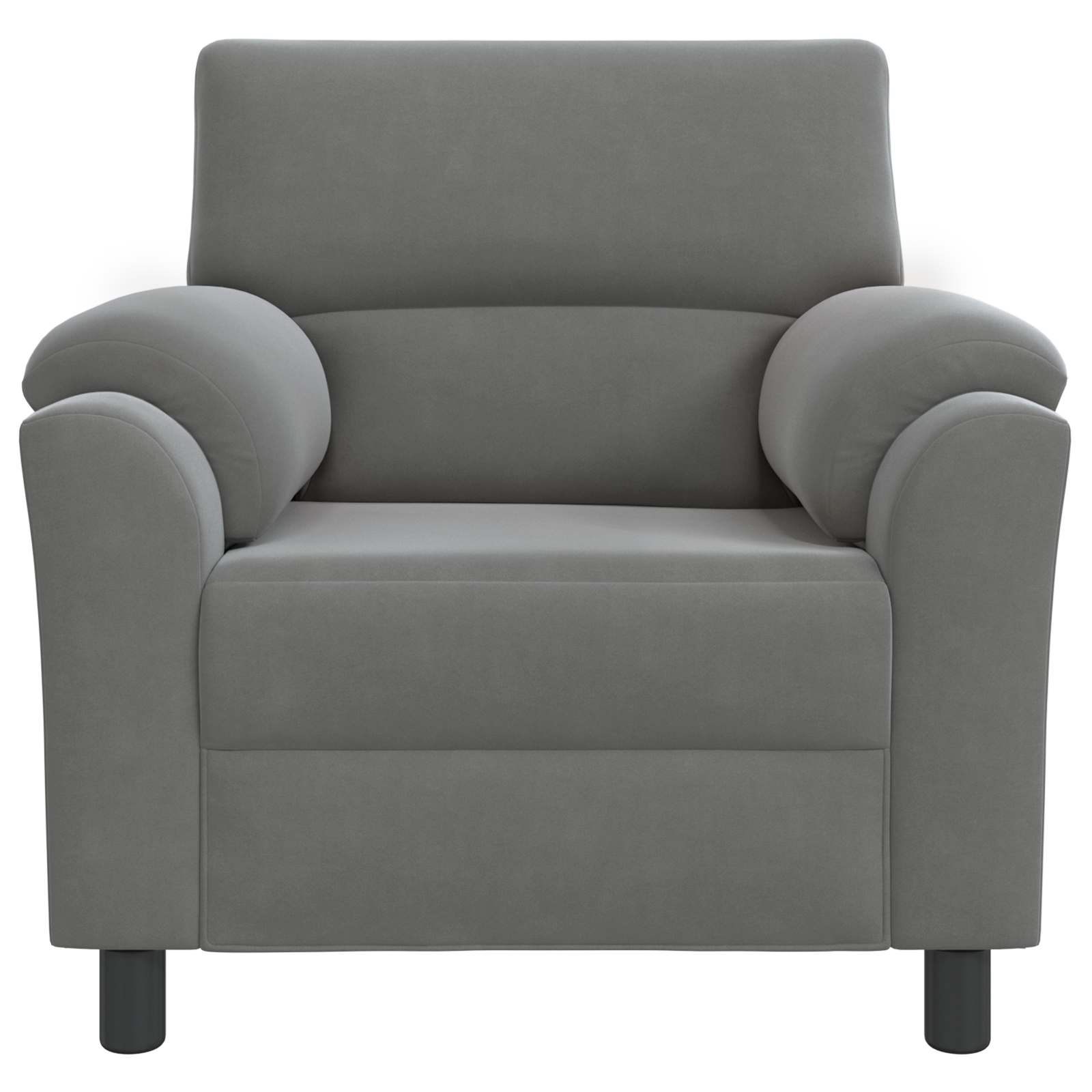 Bank Donkergrijs 94 x 85 x 93 cm fluweel