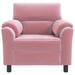 Bank Roze 94 x 85 x 93 cm fluweel