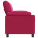 Bank Wijnrood 94 x 85 x 93 cm fluweel