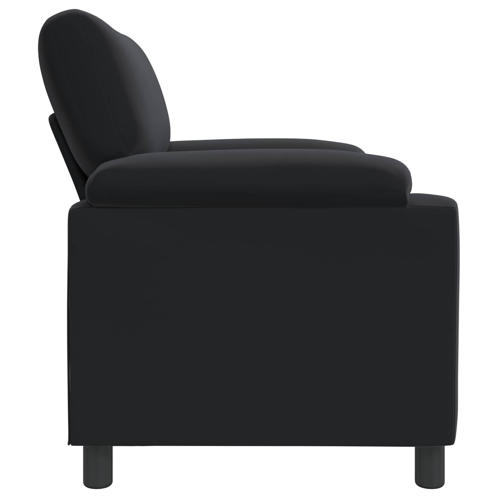 Bank Zwart 94 x 85 x 93 cm fluweel