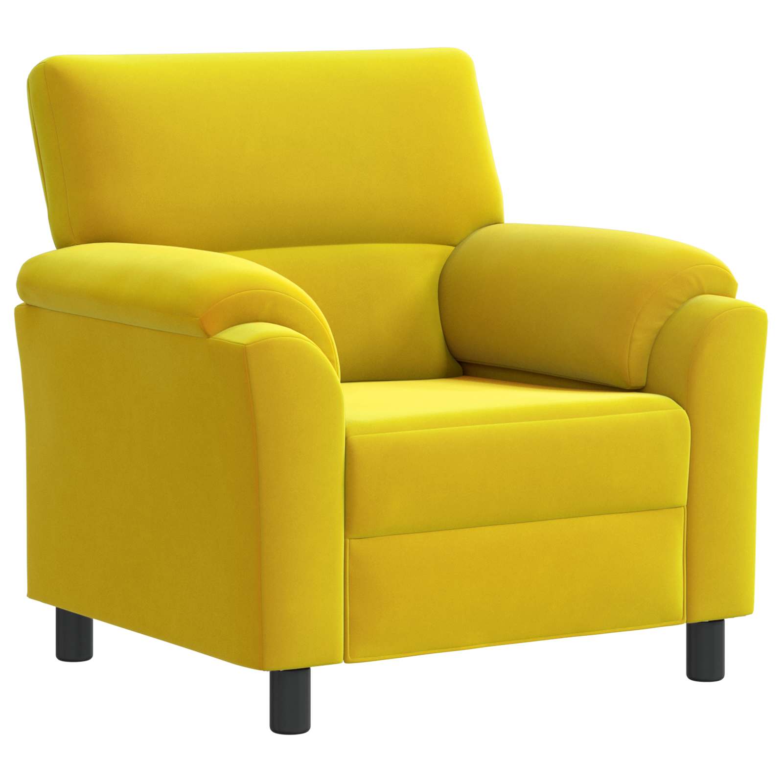 Bank Geel 94 x 85 x 93 cm fluweel